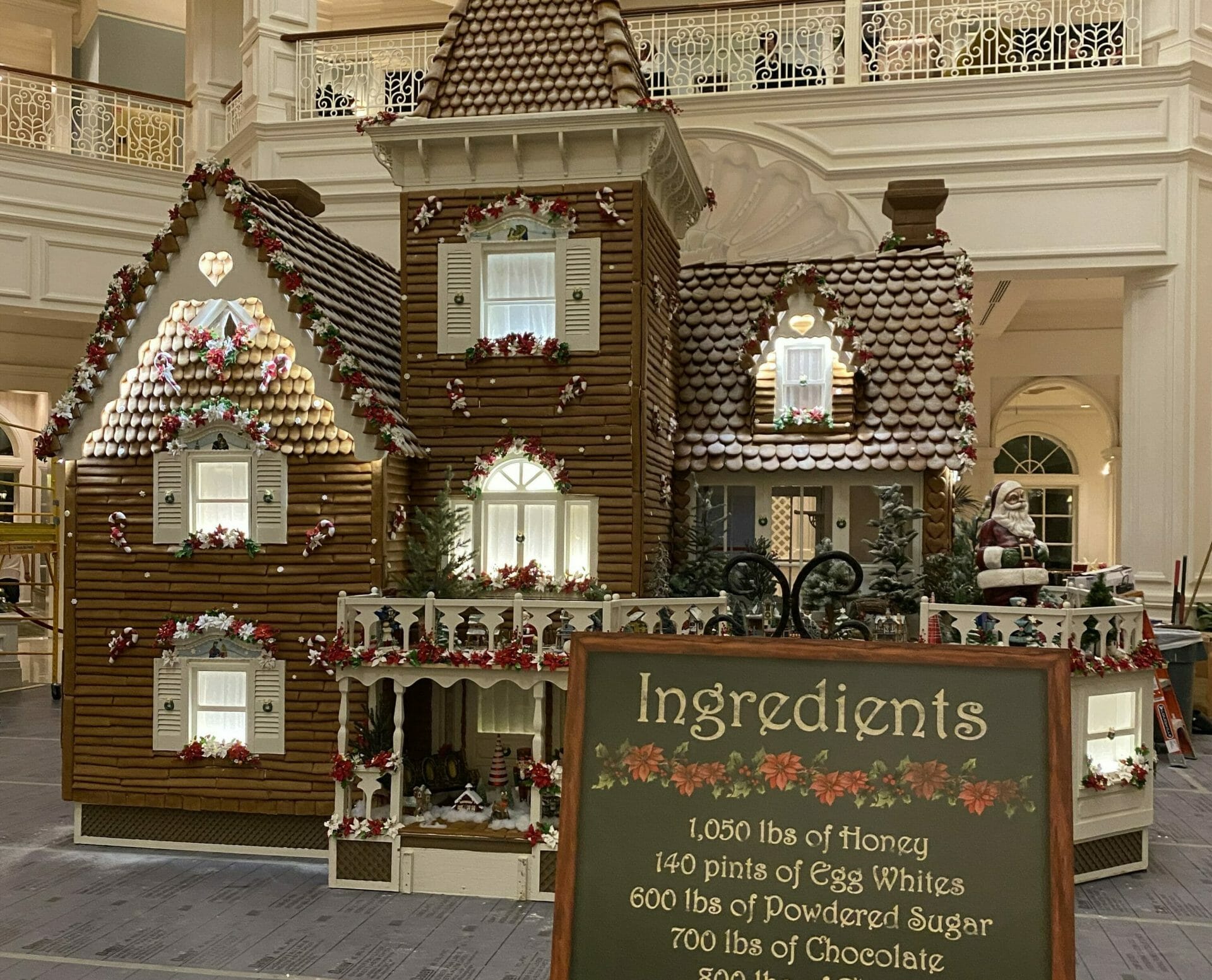 Disney’s Grand Floridian Gingerbread House Nearly Complete