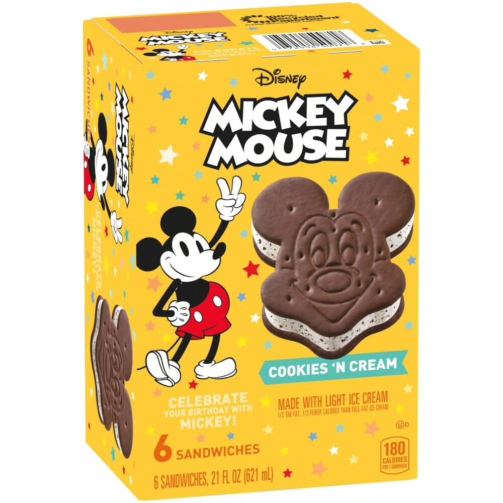 Mickey Ice Cream Sandwiches Coming to Grocery Stores