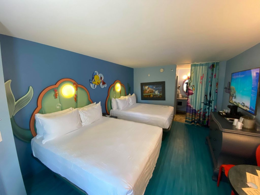 Art of Animation Little Mermaid Renovated Rooms Theme