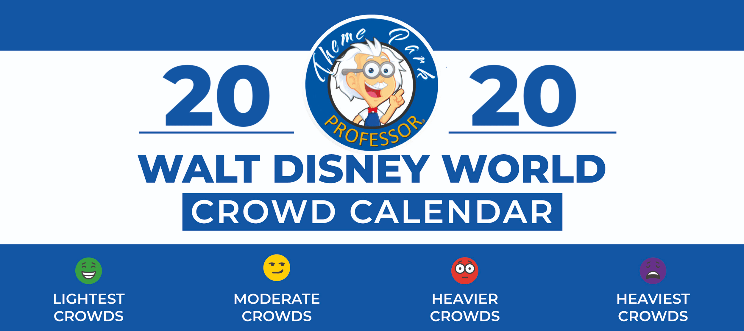 Walt Disney World Crowd Calendar Theme Park Professor