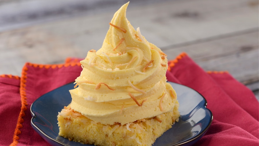 Coconut Pineapple Cake with Dole Whip