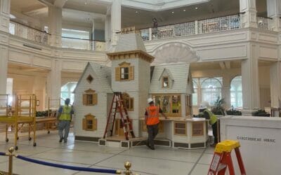 Disney’s Grand Floridan Gingerbread House Construction Begins