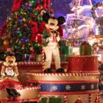 Mickey and Minnie Christmas parade
